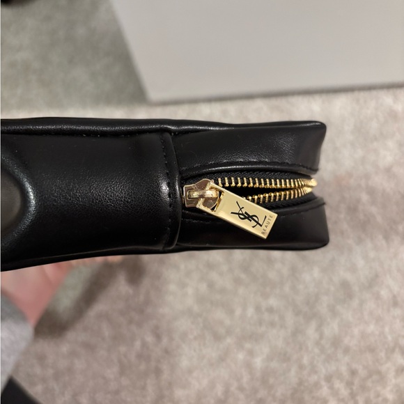 Yves Saint Laurent YSL Beauty Makeup Cosmetic Bag Travel Pouch Black - Picture 3 of 5